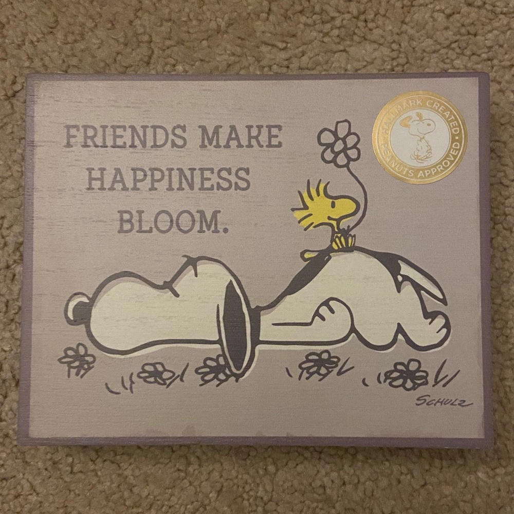 Snoopy Friendship Sign